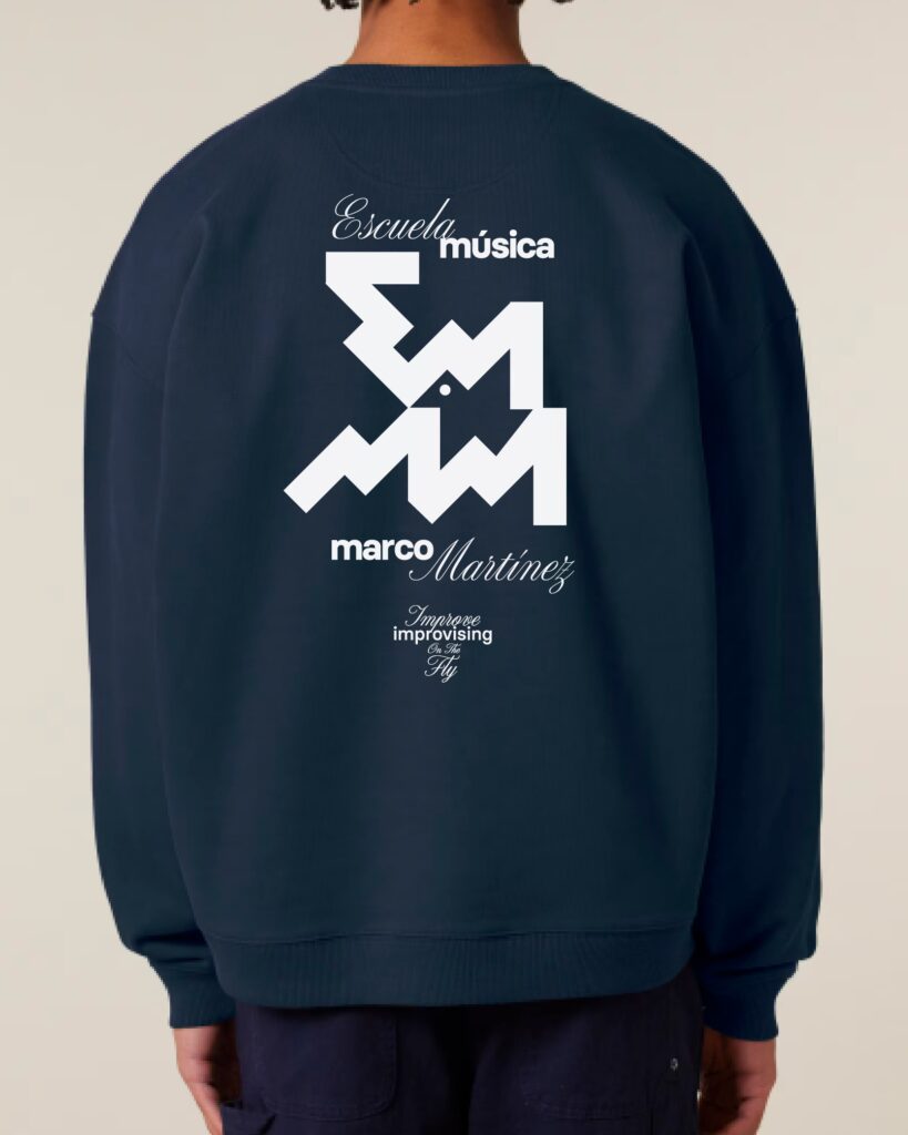 Sudadera Navy (Oversize) - trasera
